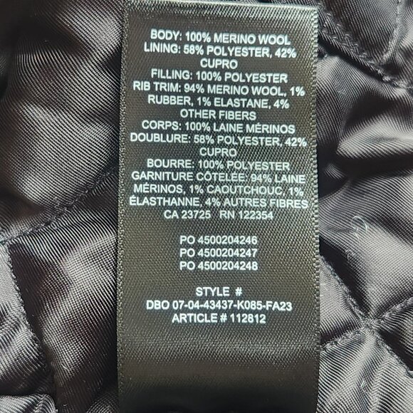 NWOT Wilfred Free 100% Merino Wool Stable Jacket Bomber--RUNS BIG Aritzia - Picture 14 of 16